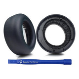 Par Almofadas Espumas Compatível Sony Wireless Ps5 Pulse 3d Cor Preto