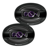 Par Alto Falante 6x9 Pioneer 200w Quadriaxial Ts-6960br Cor Preto