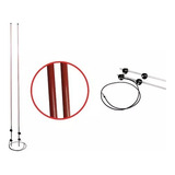 Par Antena Lateral Fibra Caminhão Mb 1113 608 1114 1518 2013