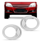Par Aro Grade Farol Milha Vectra Sedan Hatch 09 A 12 Cromado