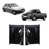 Par Assoalho Traseiro Fiesta Courier 95 99 06 Frente Antiga