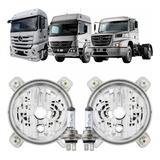 Par Bloco Óptico Farol Baixo Actros Atego 2013 À 21 +lamp H7