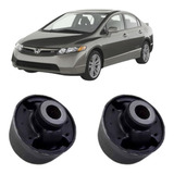 Par Bucha Bandeja Balança Dianteira Honda Civic 2007 A 2014