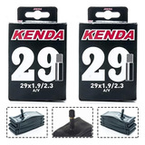 Par Câmara De Ar Aro 29 1.9/2.30 Kenda Bike Mtb Bico Grosso 