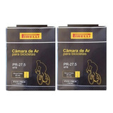 Par Câmaras De Ar Bicicleta Aro 27,5 Pirelli Bico Fino 48mm