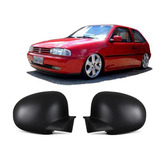 Par Capa Retrovisor Preta Gol G2 Bola Parati Saveiro 95 A 99