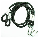 Par Corda Extensor Alongador Rede De Descanso E Dormir Cor Preto Liso - 70 Cm