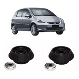 Par Coxim Rolamento Batente Amortecedor Dianteiro Honda Fit