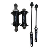 Par Cubo Bike Alumínio Preto Blocagem Mtb Speed 32f