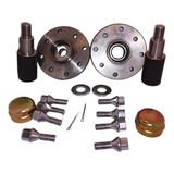 Par Cubo Multifuros Completos Vw 4x100 P/ Carretinha Reboque