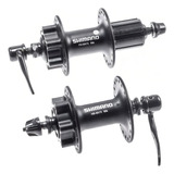 Par Cubo Shimano Deore M475 36f P/ Disco 6 Parafusos 8 A 11v