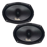Par De Alto Falantes 69 Snake Pro 6x9 4 Ohms Esv 260w Rms Cor Preto