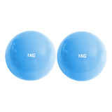 Par De Bolas Tonificadoras 1kg Sandball P/ Yoga E Funcional