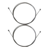 Par De Cabos De Freio Aço Inox 1.5x2200mm Speed Ou Mtb Bike