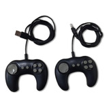 Par De Controles Joystick Philco Com Conector Usb