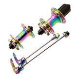 Par De Cubo Gta Barulhento Cassete K7 36furos Bike Mtb Cores Cor Arco Iris