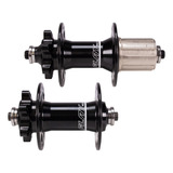 Par De Cubo Mtb Flay 28 Furos Rolamentado Alumínio Msq Cor Preto