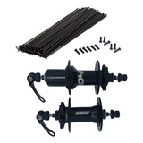 Par De Cubos 36f Barulhentos Raios Nipples P/ Aro 26 29 Mtb