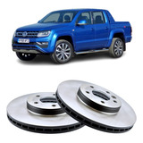 Par De Disco De Freio Dianteiro Amarok 3.0 V6 2017 Em Diante