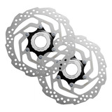 Par De Disco Shimano Sm-rt10 Center Lock 160mm Cor Cinza Claro