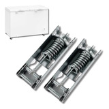 Par De Dobradiça C/mola Freezer Horizontal Electrolux H400