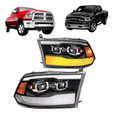 Par De Farol Dodge Ram 1500 2019 A 2024/ Ram 2012 A 2018