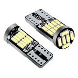 Par De Lâmpadas Pingo 26 Leds T10 Super Branca Efeito Xenon