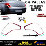 Par De Lentes Lanterna C4 Pallas 2007 A 2013 Passag E Motor.