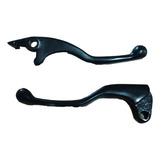 Par De Mini Manetes Moto Suzuki Intruder 125 Até 2007 Preto