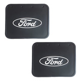 Par De Parabarro Borracha Lameiro Caminhão Ford 40x31,5cm