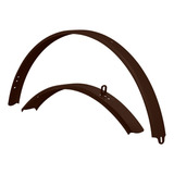 Par De Paralamas Sueco Stronger Para Bicicletas Aro 26 Bike Cor Marrom