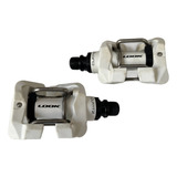 Par De Pedal Clip Look Quartz Branco Semi Novo