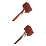 Par De Plug Chicote Conector Botão Vidro Eletrico Fiat Uno 