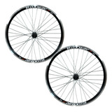 Par De Roda Bicicleta Aro 26 Aero Alumínio Para V-brake
