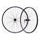 Par De Rodas Aro 29 Vzan Extreme 36f Com Cubos K7 Alumínio Cor Preto