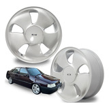Par De Rodas Tempra Style Aro 17x6 Palio Siena Strada + Bico