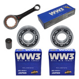 Par De Rolamentos Virabrequim Biela Ww3 Twister Cbx250