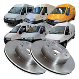 Par Disco De Freio Dianteiro Fiat Ducato Aro 15 2003/2016