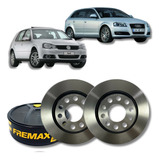 Par Disco Freio Traseiro Solido A3 Q3 Eos Golf Passat Tiguan
