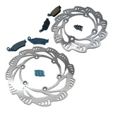 Par Discos Freio Cb 500 98 A 05 Dianteiro Traseiro Wave