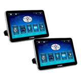 Par Encosto Cabeça C/ Tela 7' Monitor Lcd + Controles