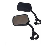 Par Espelho Articulado Guidão Bicicleta Retrovisor Dianteiro