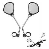 Par Espelho Retrovisor De Bike Ajustável Refletor Dobrável