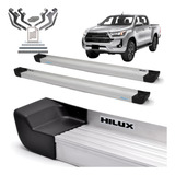 Par Estribo Hilux Power Pack Cabine Dupla Prime Natural 2019