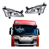 Par Farol Auxiliar Grade Scania Ntg Modelos P/ G Compativel