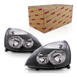 Par Farol Clio 2003 2004 2005 2006 Foco Duplo Máscara Negra