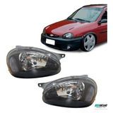 Par Farol Corsa Classic Mascara Negra 2004 2005 2006 2007