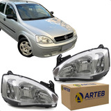 Par Farol Corsa Montana 2003 A 2007 Cromado Original Arteb