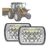 Par Farol De Milha Auxiliar Retangular 15 Leds Jeep Agricola