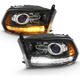 Par Farol Dodge Ram Máscara Negra 2014 2015 